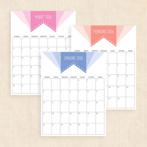 Kalender 2026 printen