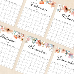 kalender 2026 printen