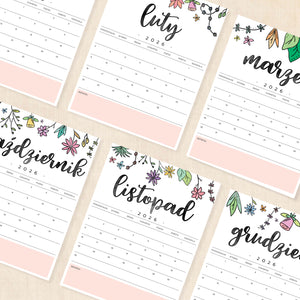 Kalendarz 2026 do druku