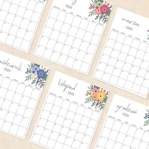 Kalendarz 2026 do druku