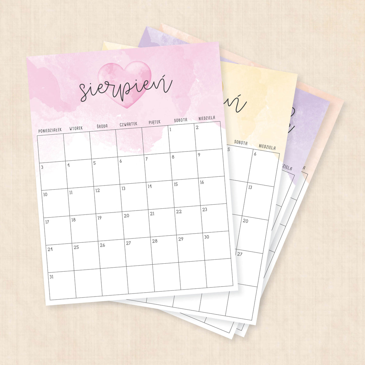 Kalendarz 2026 do druku