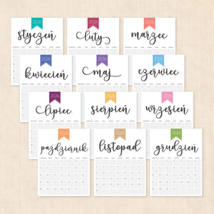 Kalendarz 2026 do druku
