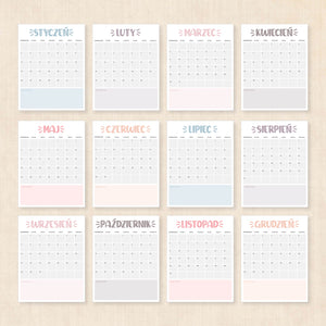Kalendarz 2026 do druku
