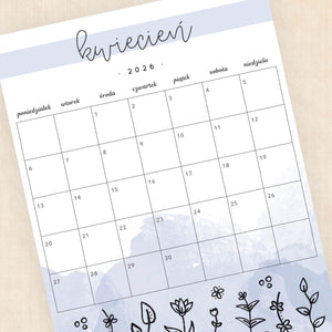 Kalendarz 2026 do druku