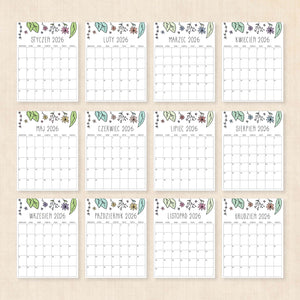 Kalendarz 2026 do druku