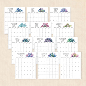 Kalendarz 2026 do druku