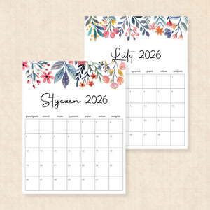 Kalendarz 2026 do druku