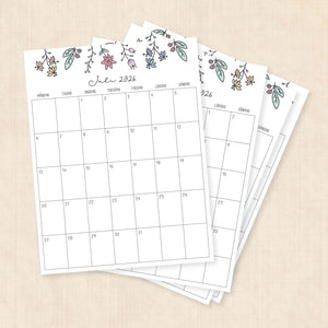 Kalender 2026 att skriva ut