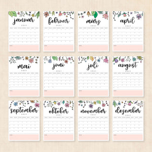 kalender 2027 zum ausdrucken