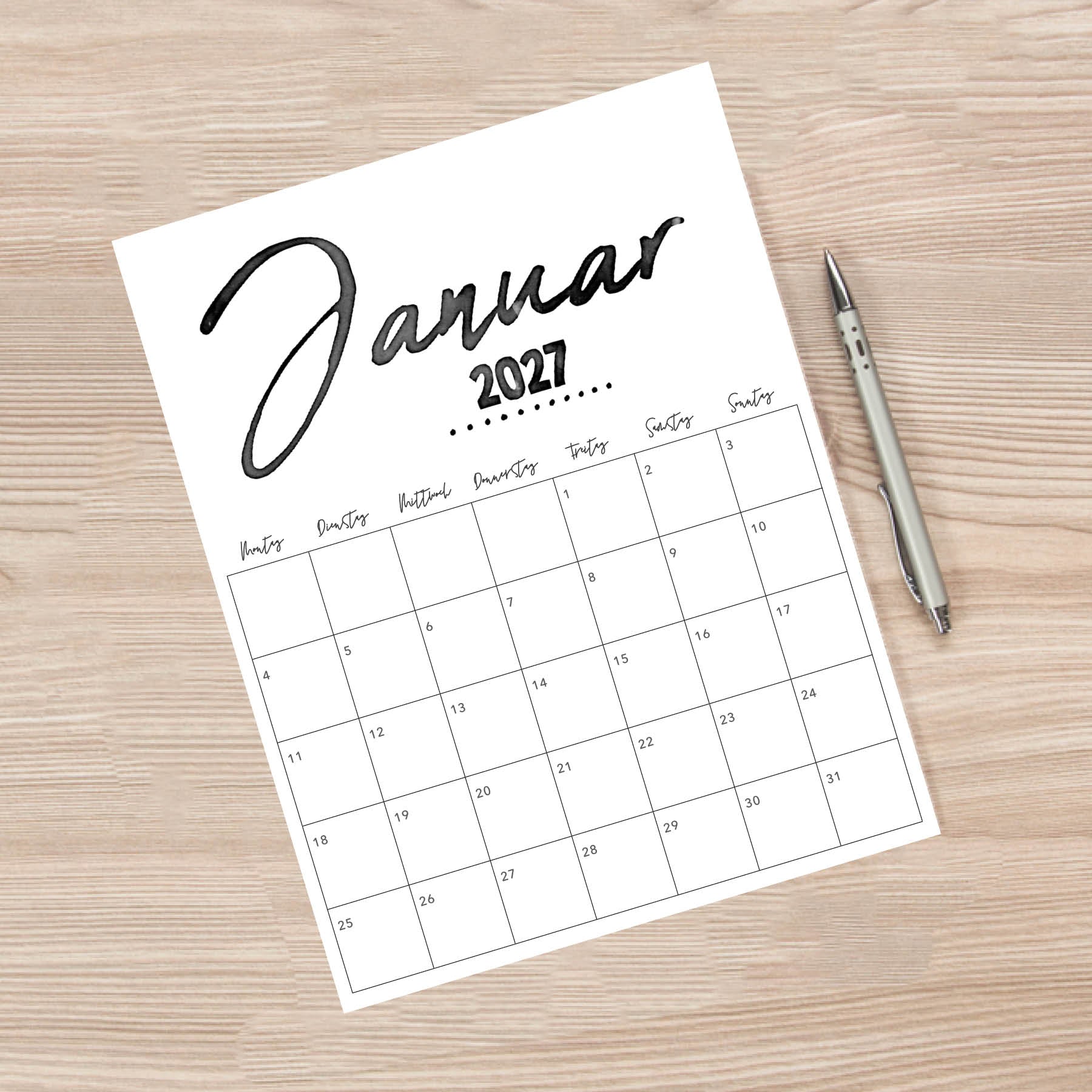 kalender 2027