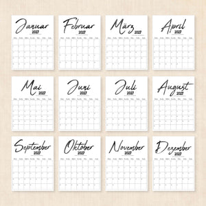 kalender 2027 zum ausdrucken