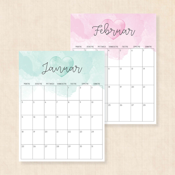 kalender 2027 zum ausdrucken
