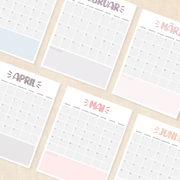 kalender 2027 zum ausdrucken