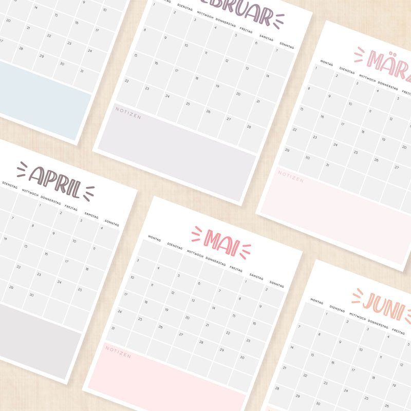 kalender 2027 zum ausdrucken