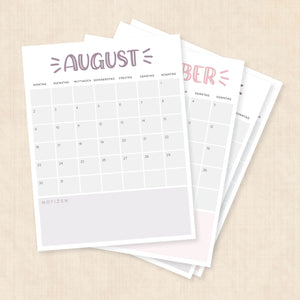 kalender 2027 zum ausdrucken