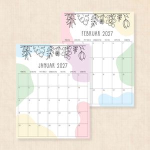kalender 2027 zum ausdrucken