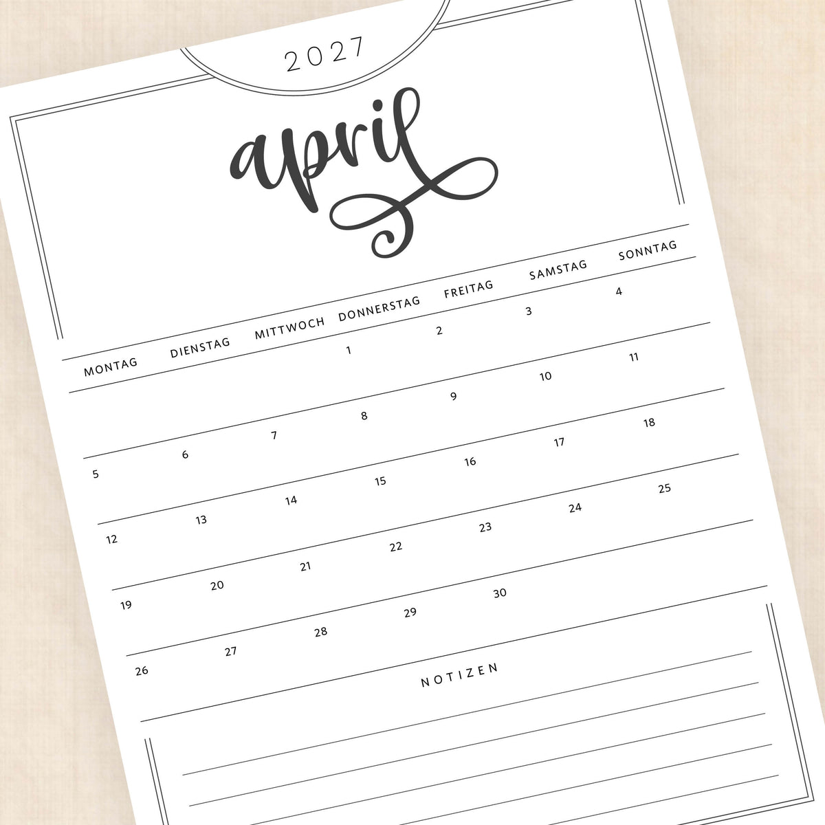 kalender 2027