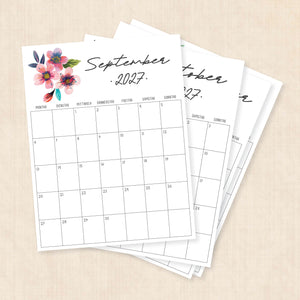 kalender 2027 zum ausdrucken