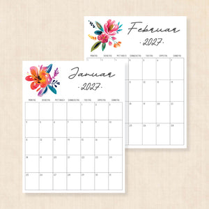 kalender 2027 zum ausdrucken
