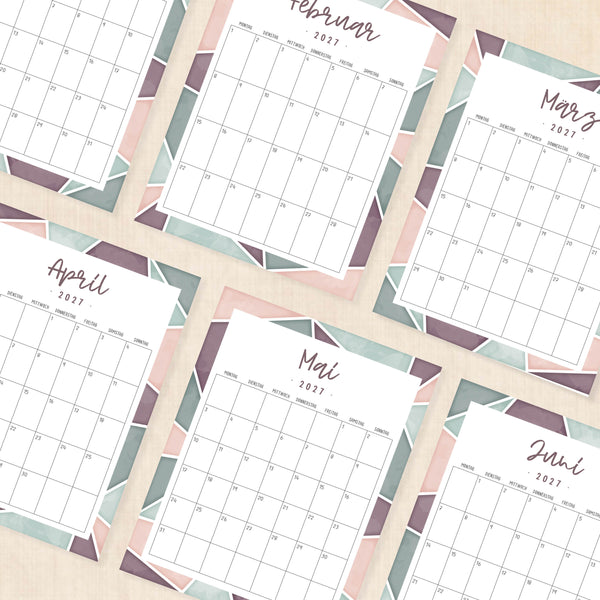 kalender 2027 zum ausdrucken