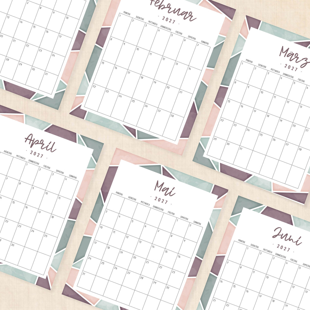 kalender 2027 zum ausdrucken