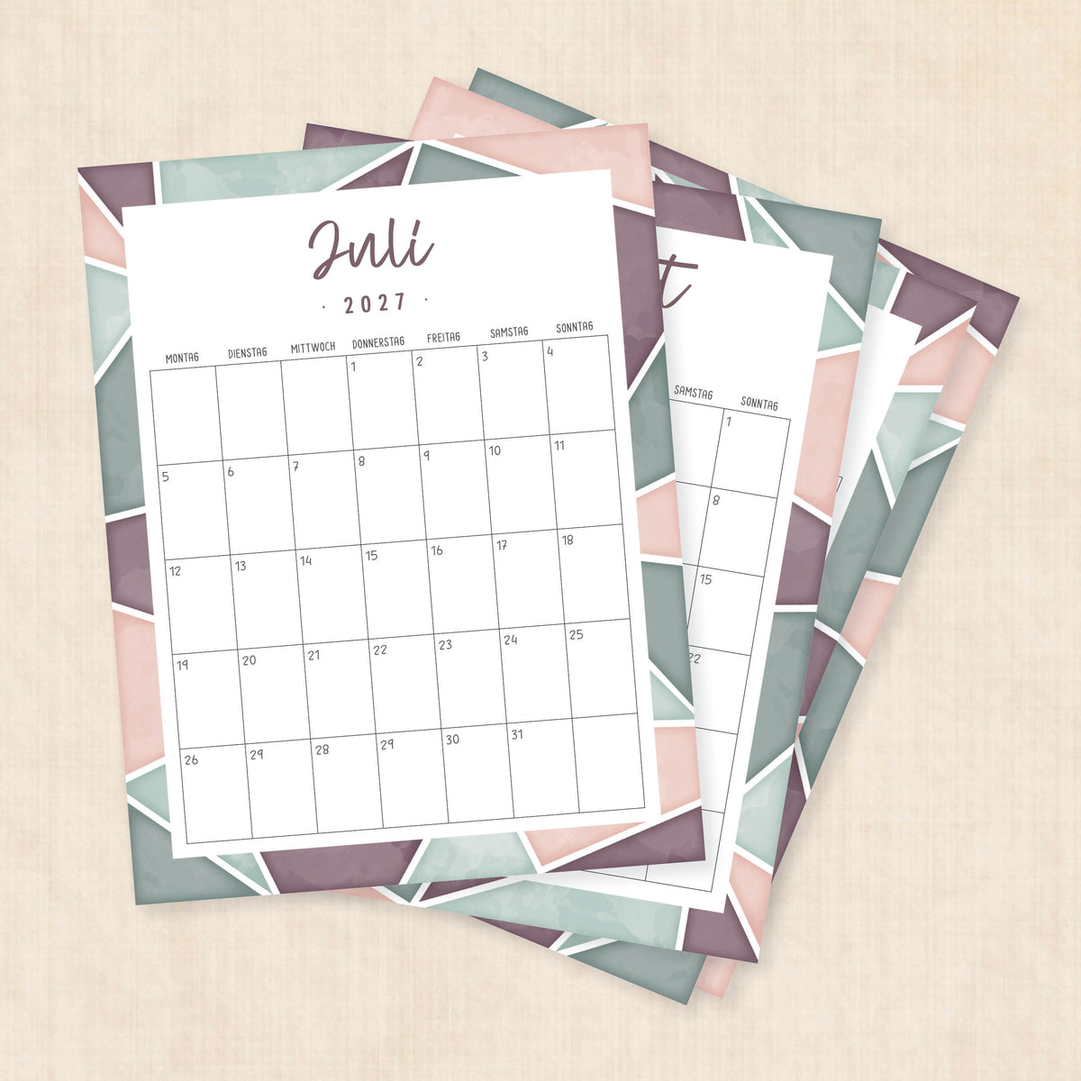kalender 2027 zum ausdrucken
