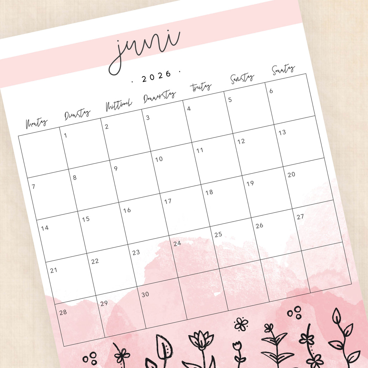 kalender 2027 zum ausdrucken