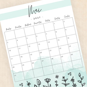 kalender 2027 zum ausdrucken
