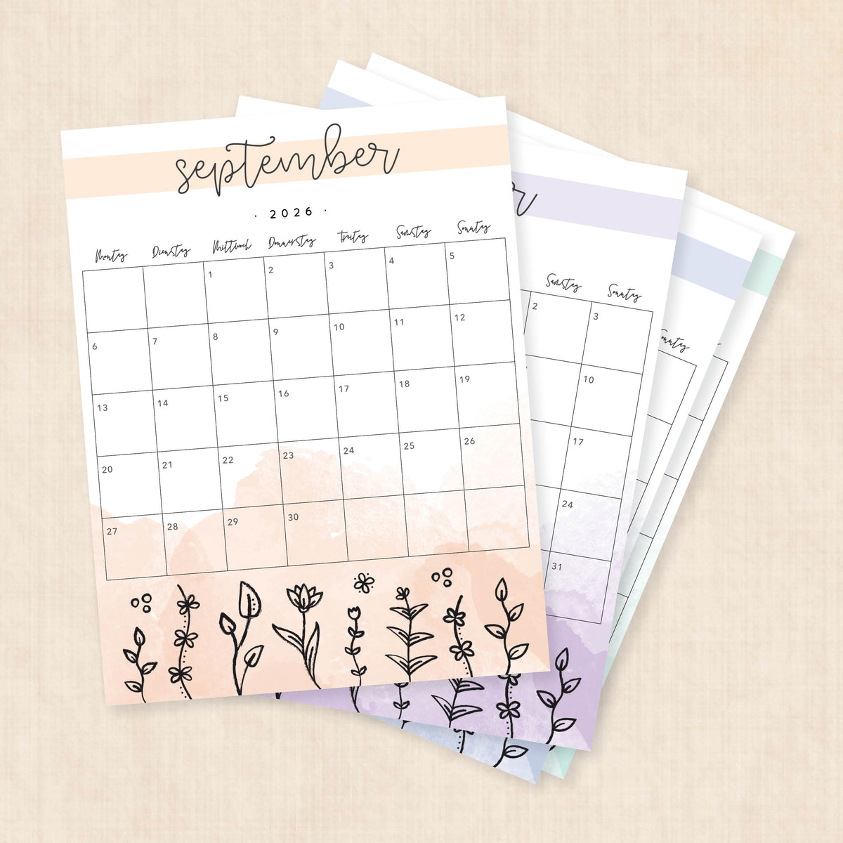 kalender 2027 zum ausdrucken