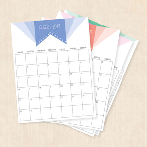 kalender 2027 zum ausdrucken