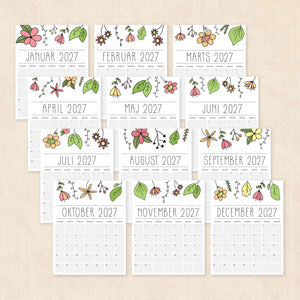Kalender 2027 print selv