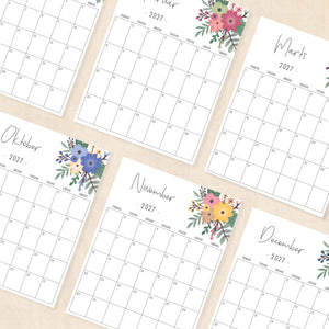 Kalender 2027 print selv