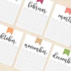 Kalender 2027 print selv