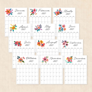 Kalender 2027 print selv