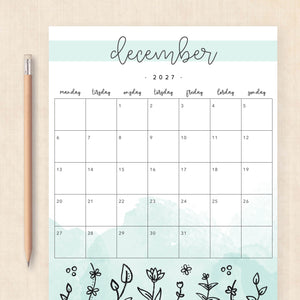 Kalender 2027 print selv
