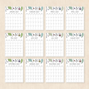 Kalender 2027 print selv