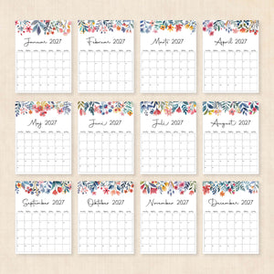 Kalender 2027 print selv
