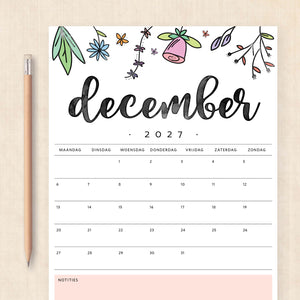 kalender 2027 printen