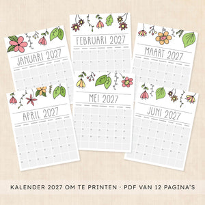kalender 2027 printen