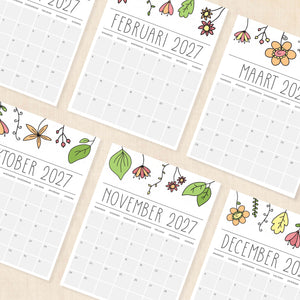 kalender 2027 printen