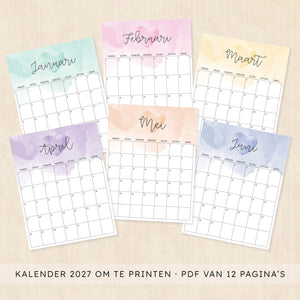 kalender 2027 printen