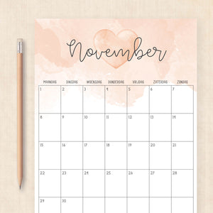 kalender 2027 printen