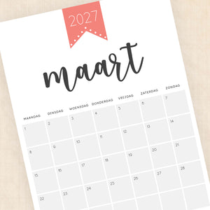 kalender 2027 printen