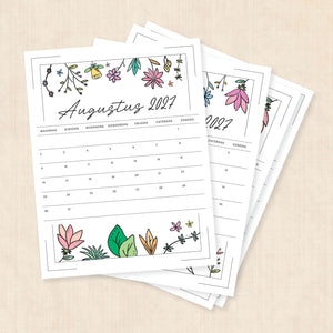 kalender 2027 printen