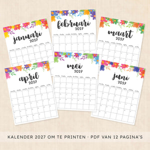 kalender 2027 printen