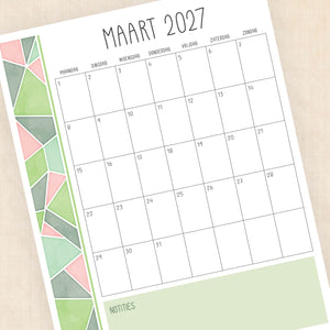  kalender 2027 printen