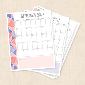  kalender 2027 printen