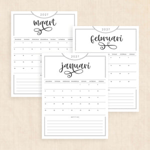 kalender 2027 printen