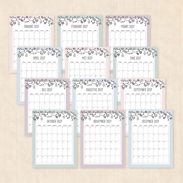 kalender 2027 printen