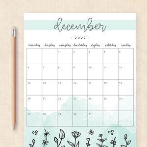 kalender 2027 printen